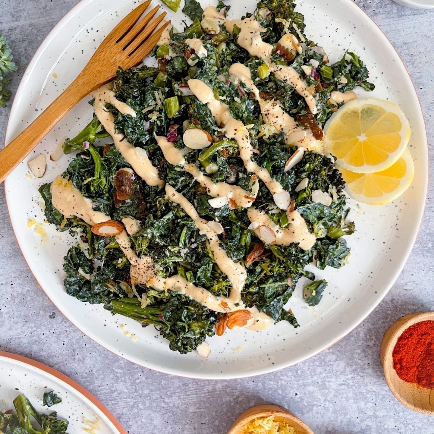 Vegan Roasted Broccolini Salad