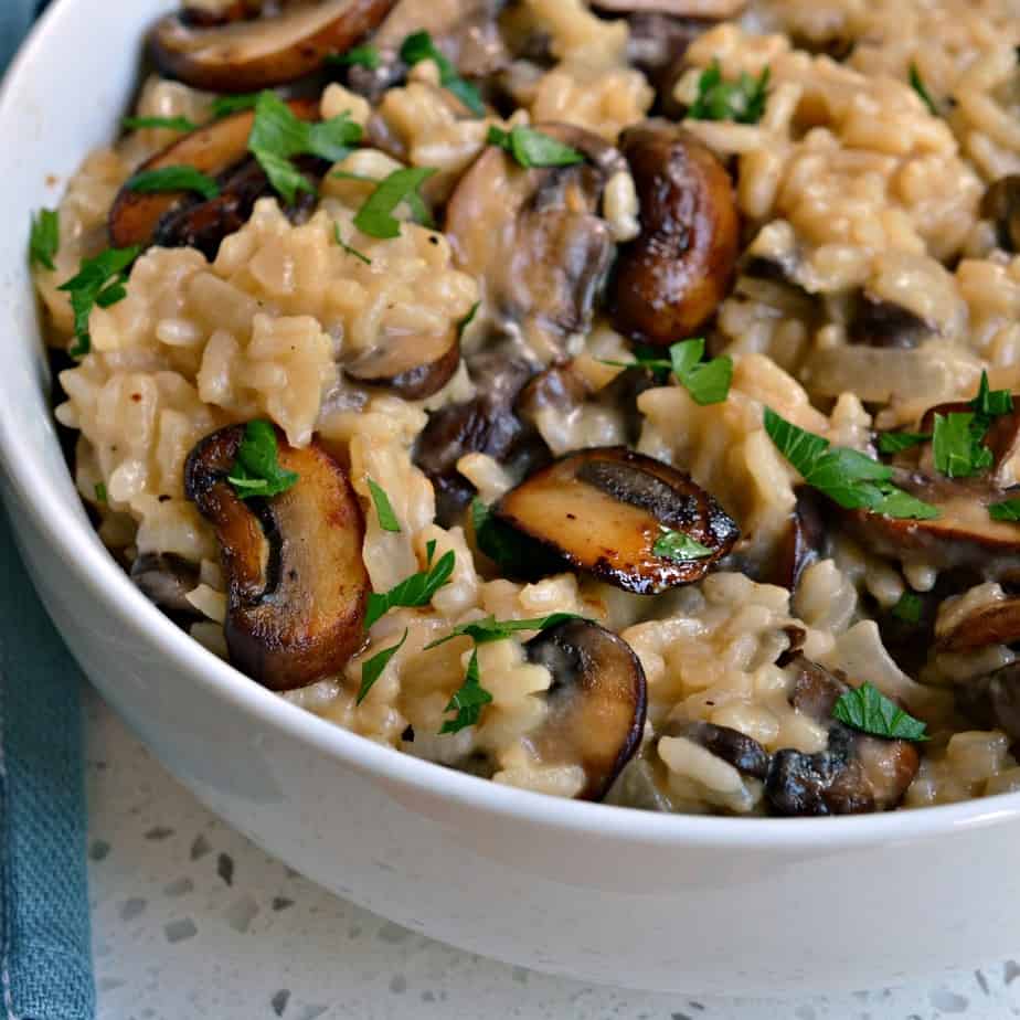 Best Vegan Mushroom Risotto